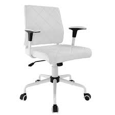 Paramus Leather Computer Chair With Images White Office Chair Modern Office Chair Cheap Office Chairs