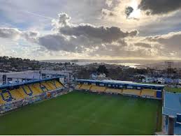 In 1954, torquay united changed their club colours from black and white stripes to gold and blue to reflect the resort's 'sun, sand and sea image'. Facebook