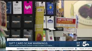 I'm talking about the counterpart called gift card. Gift Card Displays Now Warn Potential Scam Victims Before They Make The Purchase