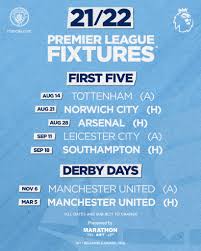 See all arsenal teams' upcoming fixtures and match results. Manchester City 2021 22 Premier League Complete Fixtures