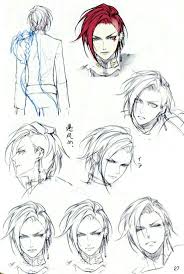 Pin By Sari Christensen On Drawing Hair Is Hard Hair References Guy Drawing Manga Drawing Anime Hair