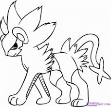 They have a tapering tail, short legs, and small feet with three pointed toes on each foot. How To Draw Helioptile Helioptile Step By Step Pokemon Coloring Home