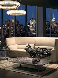 Fendi Casa Contemporary Cocoon Sofa Pierre Coffee Table And Rhea And Janus Suspensions Www Luxurylivinggroup Com Fendi Fendi Casa Design Milan Design Week