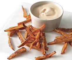 It's an inarguable fact that honey mustard is a french fry's best friend. Sweet Potato Oven Fries With Fry Sauce Recipe Finecooking