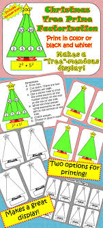 Christmas Tree Prime Factorization Prime Factors And Exponents Christmas Math Activities Prime Factorization Christmas Math