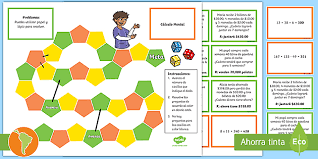 El ejercicio mental aumenta la capacidad para comprender y aplicar nuevos el tercer ejercicio mental es aprender a racionar lógicamente. Board Game Juego De Matematicas Sobre Calculo Mental
