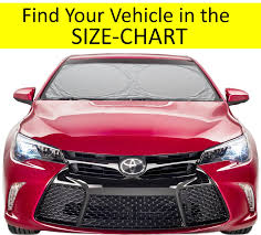 buy windshield sun shade easy select chart with your vehicle