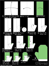origami gloves christmas origami origami origami xmas