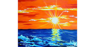 Beach Sunrise - Paint and Sip in Houston