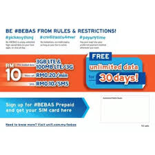 Find out how to get your sim to work when you get a new one from vodafone. Unifi Prepaid Unlimited Data Bebas 4g Shopee Malaysia