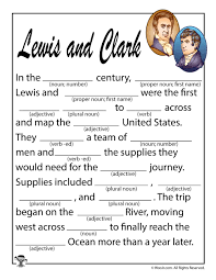 Lewis asked his friend lieutenant william clark of the. Lewis And Clark Woo Jr Kids Activities