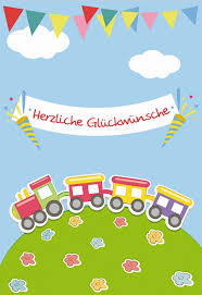 Gluckwunschkarte Zum Kindergeburtstag Herzliche Gluckwunsche