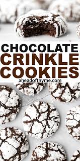 Chocolate Crinkle Cookies Recipe Chocolate Crinkles Chocolate Crinkle Cookies Crinkle Cookies Recipe