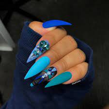 Maybe you would like to learn more about one of these? 4 742 Likes 80 Comments Tracyanna Lee Tracynailz On Instagram I Ve Been Really Busy With Stuff Behind Cute Acrylic Nails Blue Nails Best Acrylic Nails