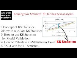 kolmogorov smirnov ks for business analytics