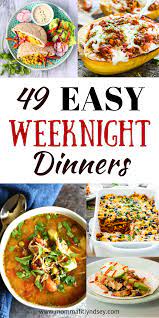Quick Weeknight Dinner Recipes For Healthy And Easy And Healthy Family Weeknight Meals Quick Weeknight Dinners Easy Weeknight Dinners Weeknight Dinner