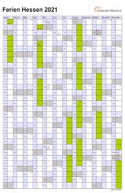 Hier finden sie termine der schulferien und feiertage. Ferien Hessen 2021 Ferienkalender Zum Ausdrucken