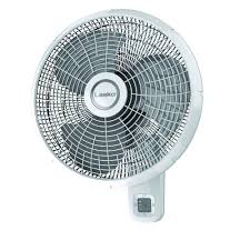 Lasko 16 In 3 Speed Oscillating Wall Mount Fan With Remote Control M16950 The Home Depot Wall Mounted Fan Lasko Wall Fans
