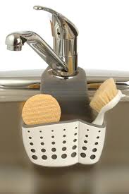 Sink caddies help you organize dishes and utensils while keeping counters free of clutter. 15 Kitchen Sponger Holder Ideas Keep Your Sponge Dry And Kitchen Organized Design Swan