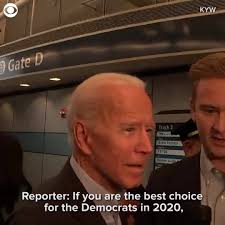 Joe Biden stopped at a Delaware train station Thursday morning shortly  after releasing a video announcing his run for president. The former vice  president is known for commuting