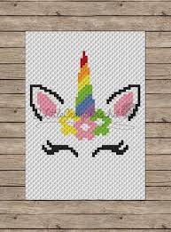 C2c graphghans can either use written patterns or chart patterns, or sometimes even both! Instant Download Unicorn Crochet Graph Crochet Pattern Fairytale Baby Blanket Corner To Corner C2c C2c Written Unicorn Cross Stitch Pattern Graph Crochet Crochet Unicorn Blanket