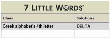 Plato to dion of syracuse, . Greek Alphabet S 4th Letter 7 Little Words Answers