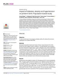 Impact of diabetes, obesity and hypertension