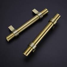 Very nice cabinet pulls, used for bathroom vanity in our cottage. 10 Pack Homdiy Cabinet Handles Gold Drawer Pulls Hdt16gd 3in Hole Centers Brushed Brass Cabinet Pulls Modern Cupboard Handles For Drasser Drawers Knobs Hardware Nevision Co Jp