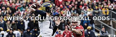 Nfl football week seven picks and schedules. Week 7 Ncaa Football Lines Point Spreads Totals Predictions