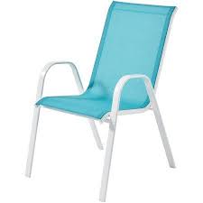 Mainstays Outdoor Patio Sling Mesh Chair Stackable Aqua Walmart Com Outdoor Sling Chair Sling Chair Turquoise Living Room Decor