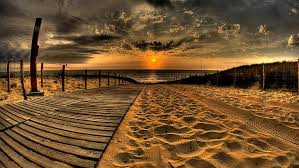 Tags:the sky, sunset, water, dawn, sun, evening, dusk, landscape, beach, sea, sky, backlit, lake. Hd Wallpaper Beach Sunset Sky Tranquility Beauty In Nature Tranquil Scene Wallpaper Flare