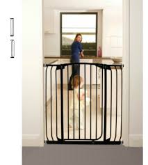 Tall Hallway Baby Gate Plus Two 10 5 Ext 60 To 63w Black I Baby And Pet Gates