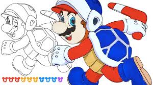 Christmas, halloween, seasons, carnival … very popular themes and periods of the year appreciated by children, which give the opportunity to color beautiful drawings. How To Draw Super Mario Galaxy Boomerang Mario 239 Drawing Coloring Pages Videos For Kids Youtube