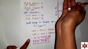 Mathematical Derivation Of Work Done In Isothermal Reversible Expansion Of Ideal Gas Youtube