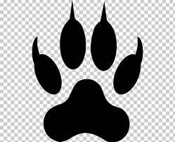 Also in this step, we need to divide the distal edge of the dog's paw with three smooth, short lines. Dog Paw Drawing Png Clipart Black Black And White Claw Decal Dog Free Png Download