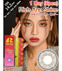 Kpop Korean Color Contact Lenses korlensKpop Korean Color Contact Lenses  korlens, [1-Day] Rich Ann Shine Gray (6pcs) Cheap Contact Lens, for  astigmatism, cosplay, toric,circles, big eye color contact lenses
