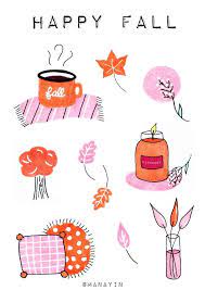 des stickers pour bullet journal a imprimer pour l automne manayin bullet journal a imprimer autocollants imprimables bullet journal idees pages