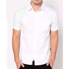 Contoh seragam net tv yang sudah pernah dipesan oleh. Baju Formal Pendek Putih Polos Kemeja Formal Pria Baju Kantor Shopee Indonesia
