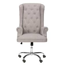 Shop over 140 top safavieh home office furniture and earn cash back from retailers such as ashley homestore, bloomingdale's, and gilt and others such as macy's and overstock all in one place. Safavieh 24 2 In Width Big And Tall Gray Chrome Fabric Executive Chair With Adjustable Height Och4504a The Home Depot