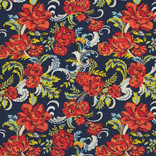 Affordable and search from millions of royalty free images floral pattern stock photos and images. Viscose Jersey Floral Paisley Pattern Navy Blue Viscose Jerseyfavorable Buying At Our Shop