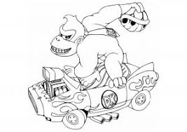 These alphabet coloring sheets will help little ones identify uppercase and lowercase versions of each letter. Mario Kart Free Printable Coloring Pages For Kids