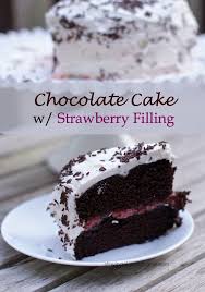 To achieve his wish for white frosting, well buttercream of course. Best Chocolate Cake Recipe With Strawberry Filling