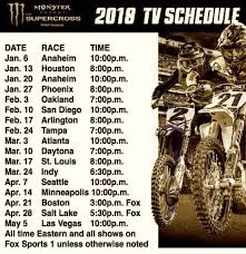 We operate a sports and tv site. 2018 Phoenix Supercross The Tv Times For Phoenix And The Rest Of The Year Updated Motocross Action Magazine