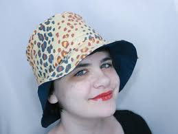 Leopard Print Big Kid Bucket Hat, Ready to Ship