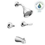 Two handle tub and shower faucet