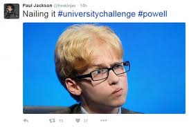 Twitter frenzy over University Challenge contestant Oscar Powell's facial  expressions
