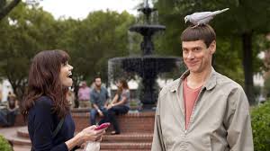 Jim carrey, smartly, fought for jeff daniels as harry dunne in' dumb and dumber' knowing that they needed an actor, not another comedian. The Duff Returns To Mtv To Interview The Cast Of Dumb Dumber To Dumb And Dumber Mtv Jim Carrey