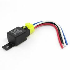 With example.how to work a relay. Car Auto Truck Spst 4 Pin Relay Plastic Socket Harness Wire 40a 12v Dc Ebay