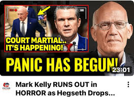 Watch “Mark Kelly Runs Out in HORROR as Hegseth Drops Career ending  updatein front of 100 SENATORS! – VDH” on YouTube – Vietnamese-American  Conservative Alliance (VACA)