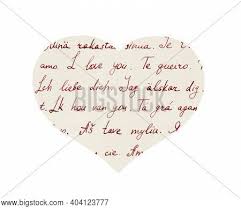 The image can be downloaded with the letter b alone in a heart or the b with any other letters . Heart Hand Written Image Photo Free Trial Bigstock